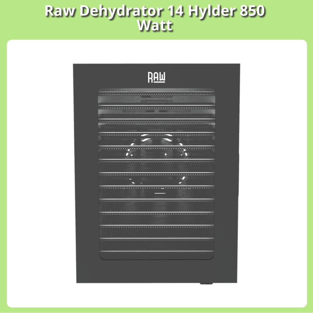Anmeldelse af Raw Dehydrator 14 Hylder 850 Watt
