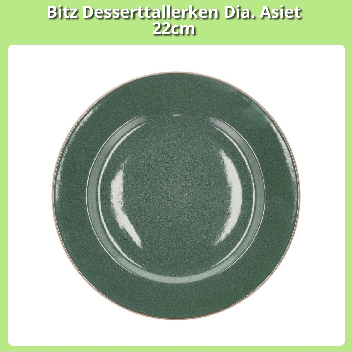 Anmeldelse af Bitz Desserttallerken Dia. Asiet 22cm