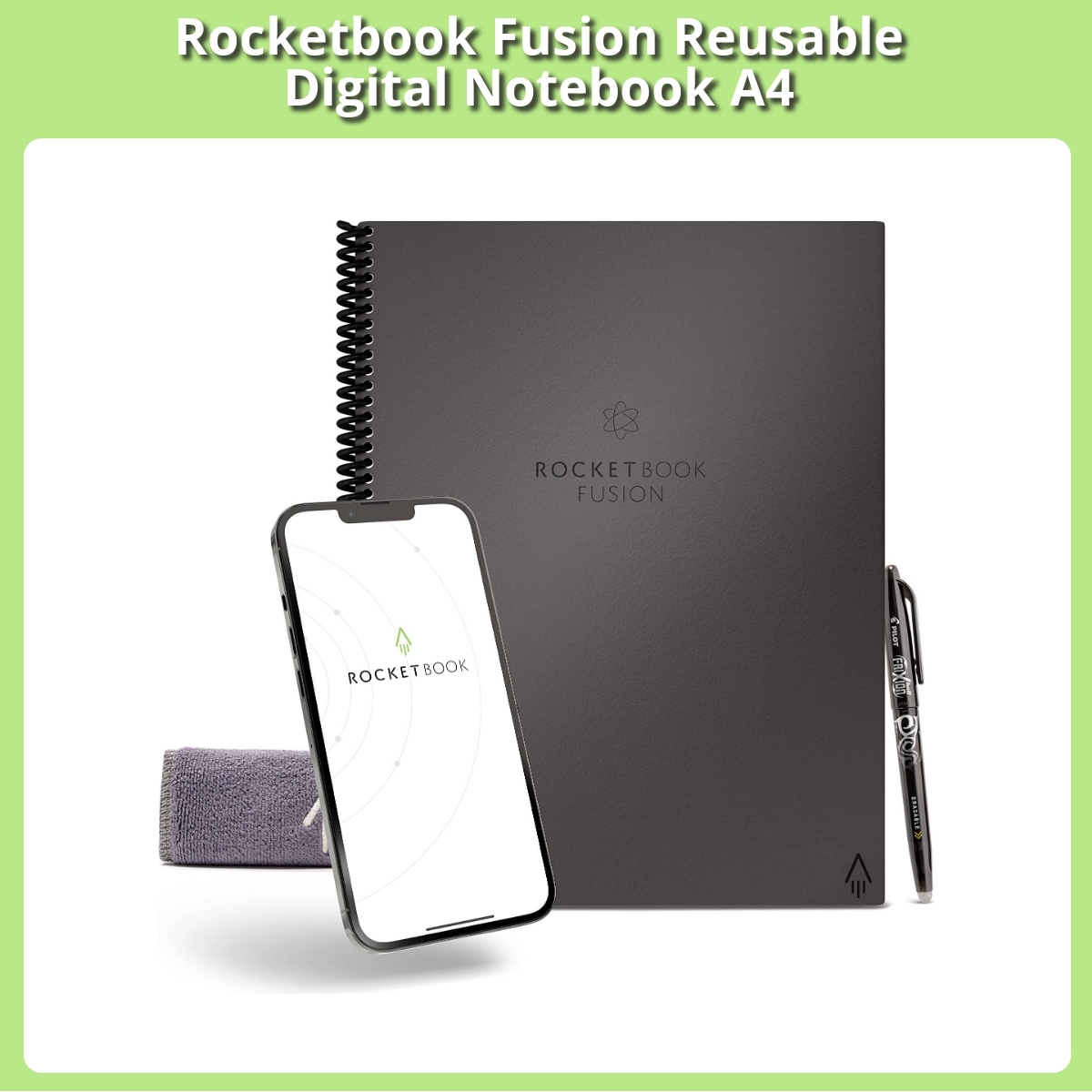 Anmeldelse af Rocketbook Fusion Reusable Digital Notebook A4