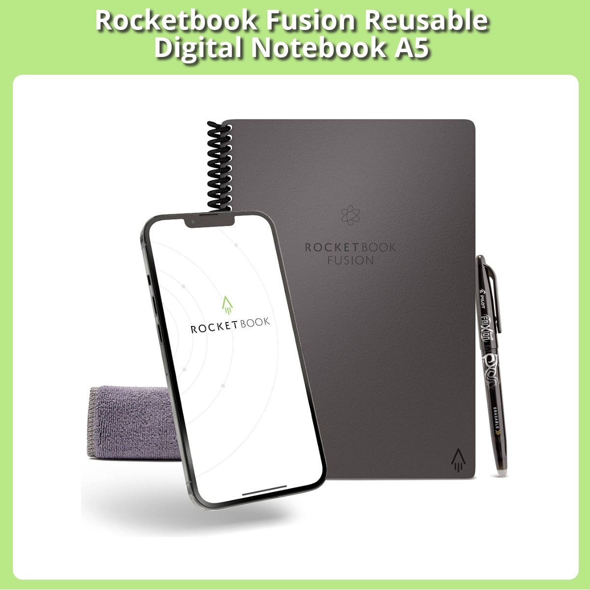 Anmeldelse af Rocketbook Fusion Reusable Digital Notebook A5