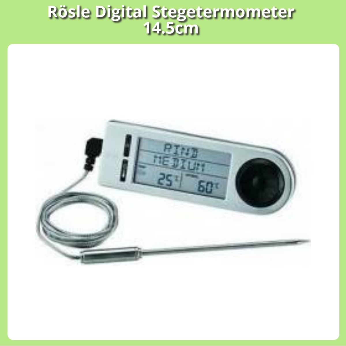 Anmeldelse af Rösle Digital Stegetermometer 14.5cm