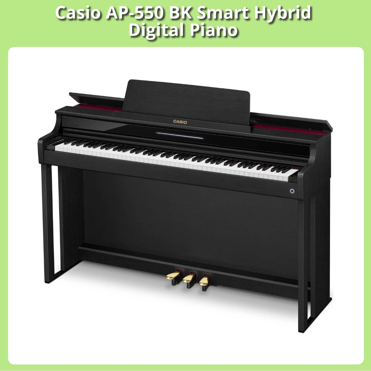 Anmeldelse af Casio AP-550 BK Smart Hybrid Digital Piano