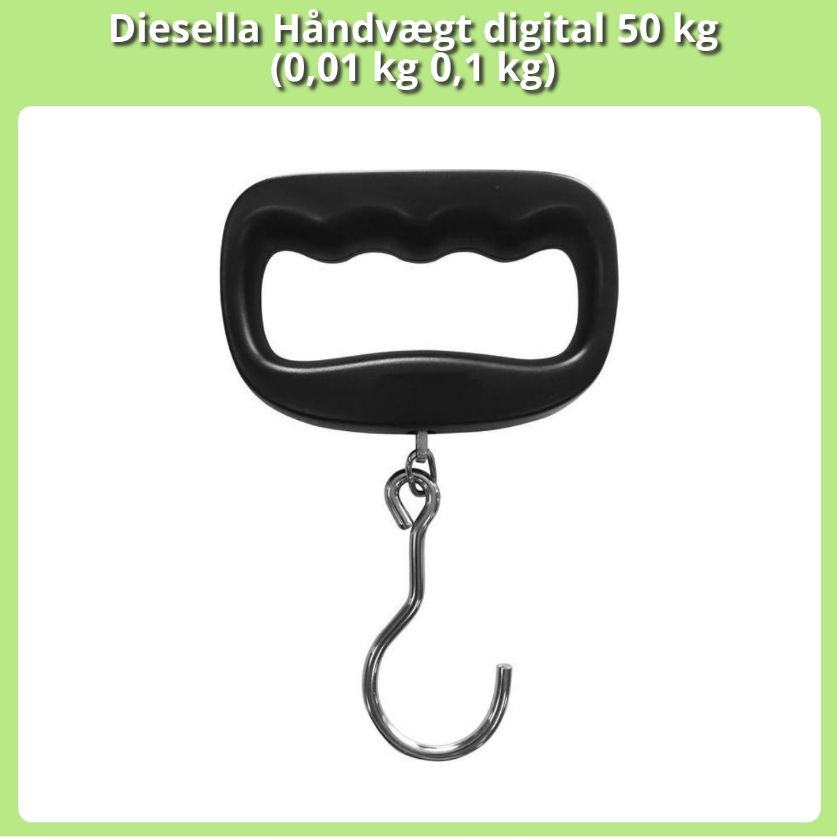 Anmeldelse af Diesella Håndvægt digital 50 kg (0,01 kg 0,1 kg)