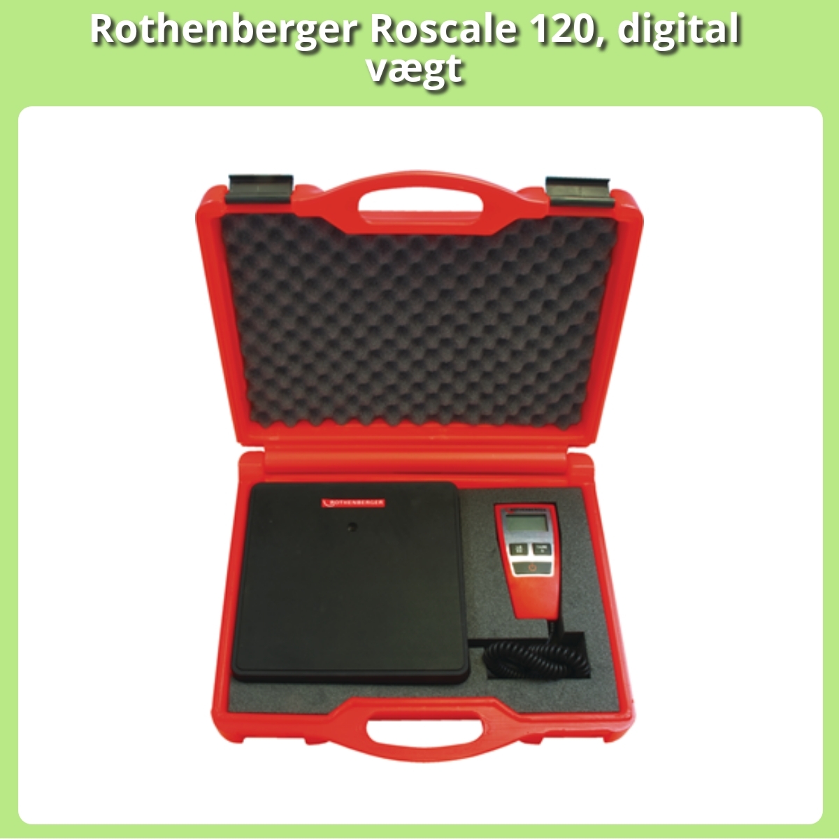 Anmeldelse af Rothenberger Roscale 120, digital vægt