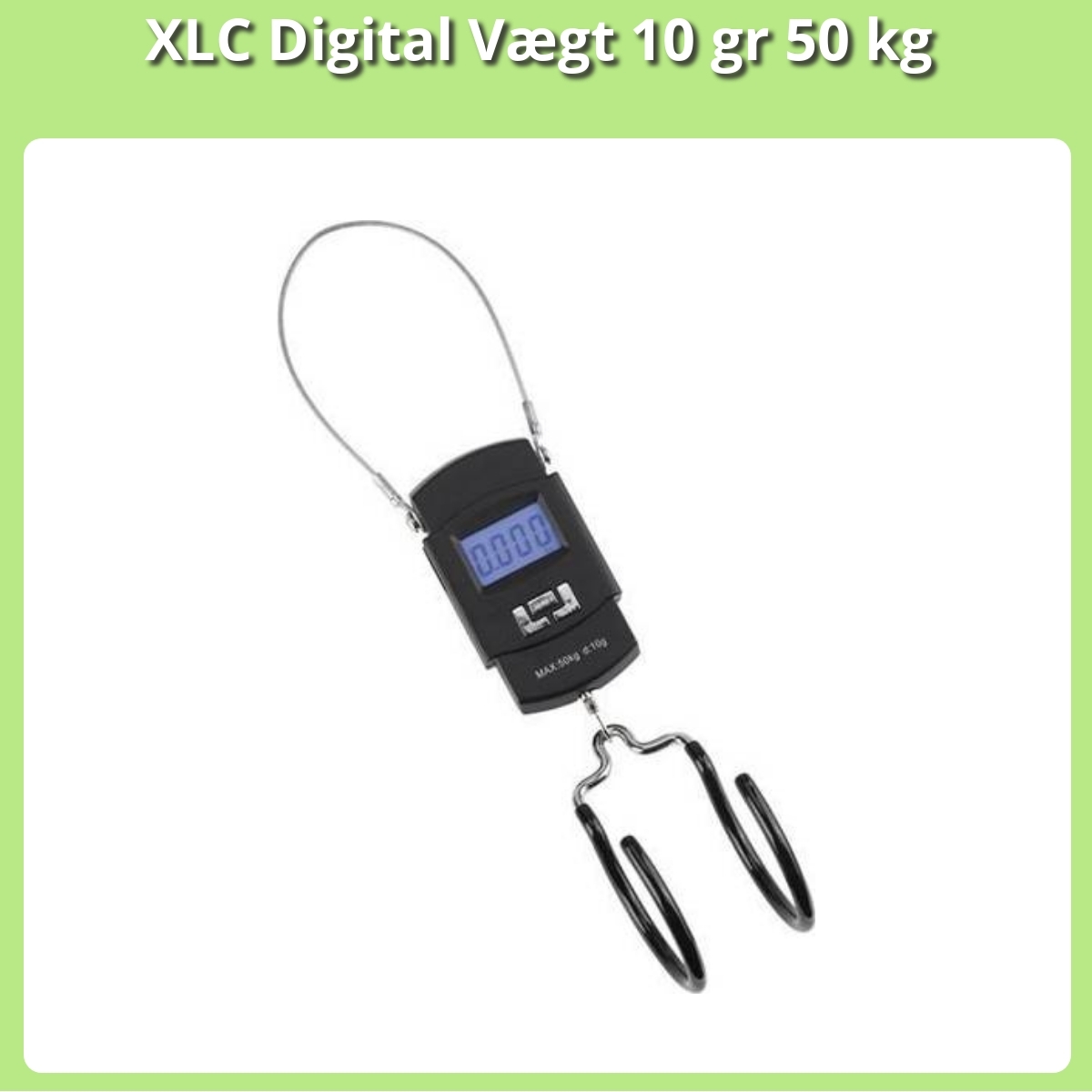 Anmeldelse af XLC Digital Vægt 10 gr 50 kg