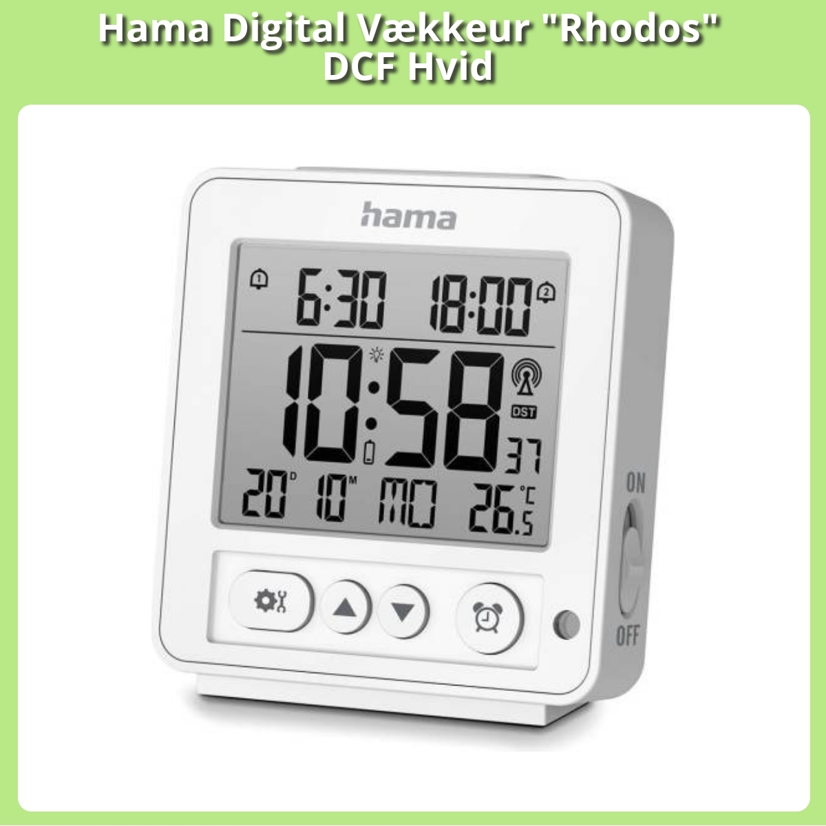 Anmeldelse af Hama Digital Vækkeur 