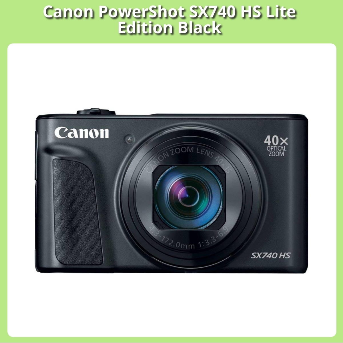 Anmeldelse af Canon PowerShot SX740 HS Lite Edition Black