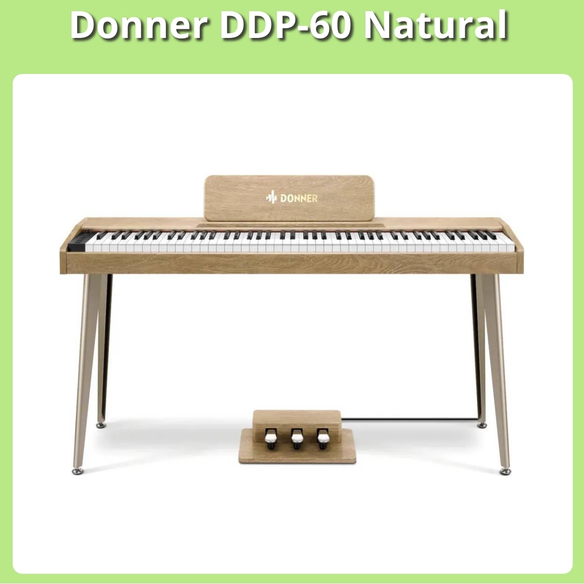 Anmeldelse af Donner DDP-60 Natural