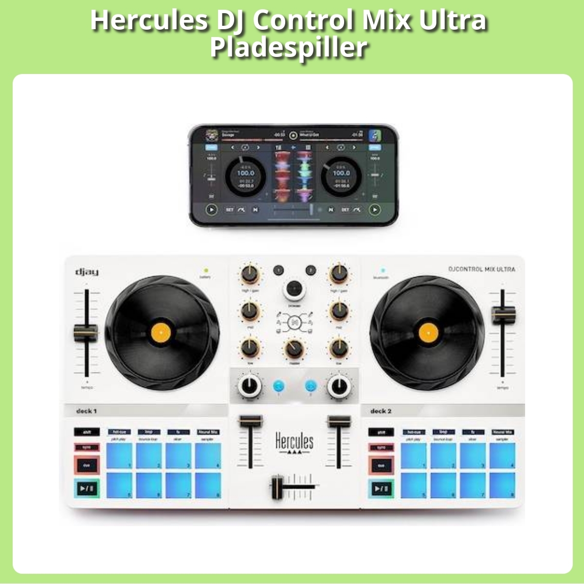 Anmeldelse af Hercules DJ Control Mix Ultra Pladespiller