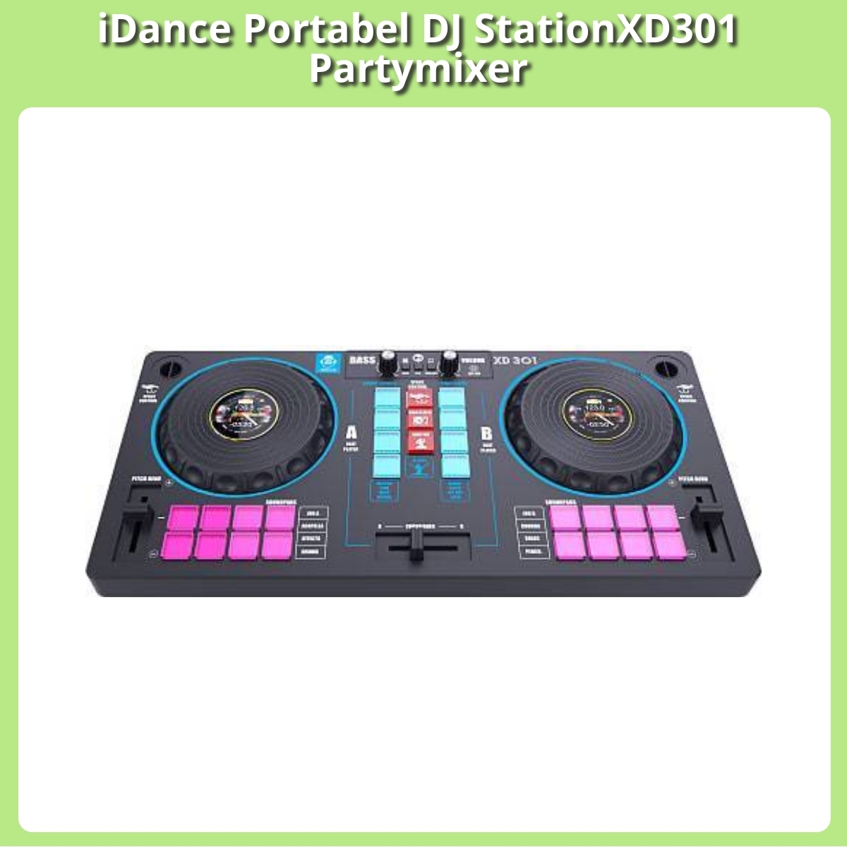 Anmeldelse af iDance Portabel DJ StationXD301 Partymixer