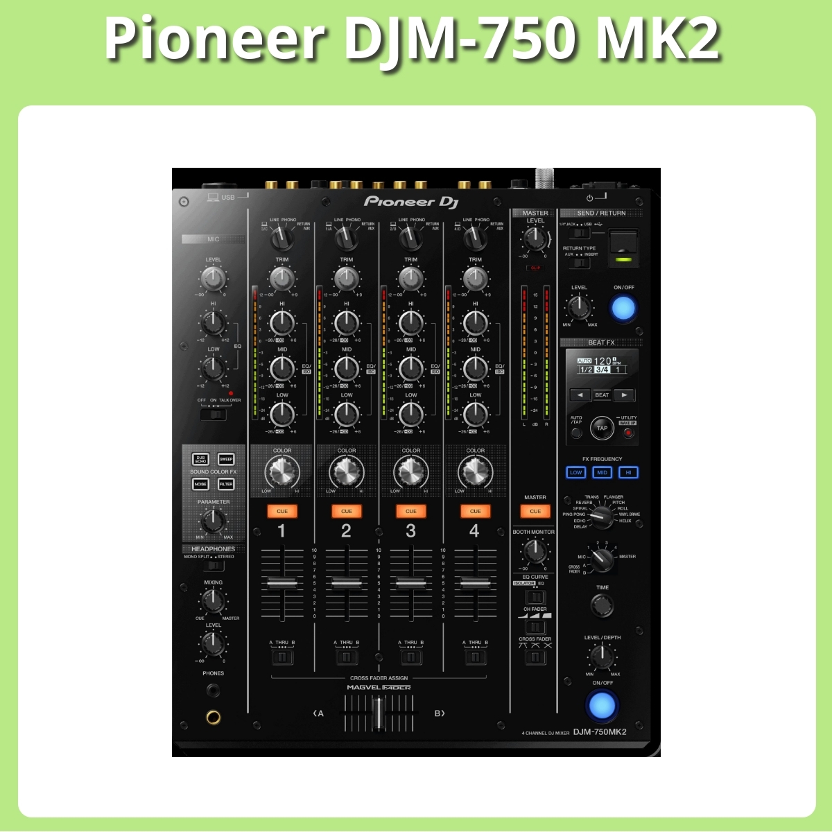 Anmeldelse af Pioneer DJM-750 MK2
