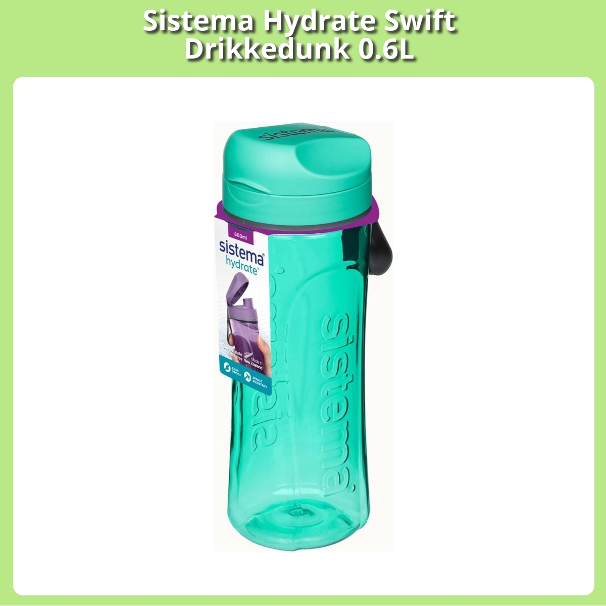 Anmeldelse af Sistema Hydrate Swift Drikkedunk 0.6L