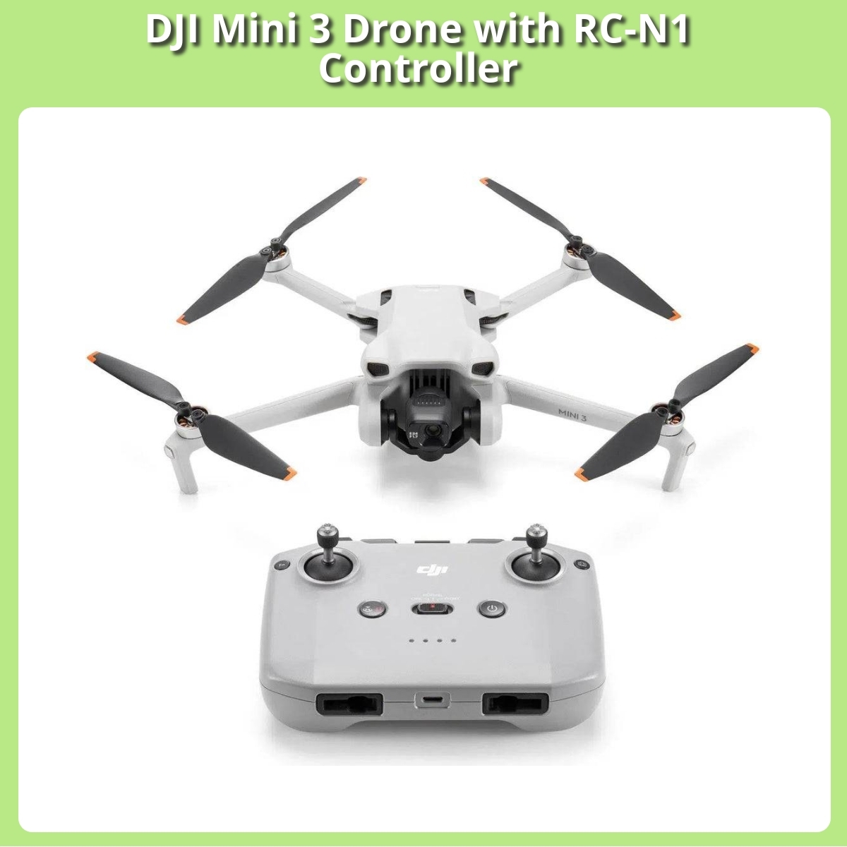 Anmeldelse af DJI Mini 3 Drone with RC-N1 Controller