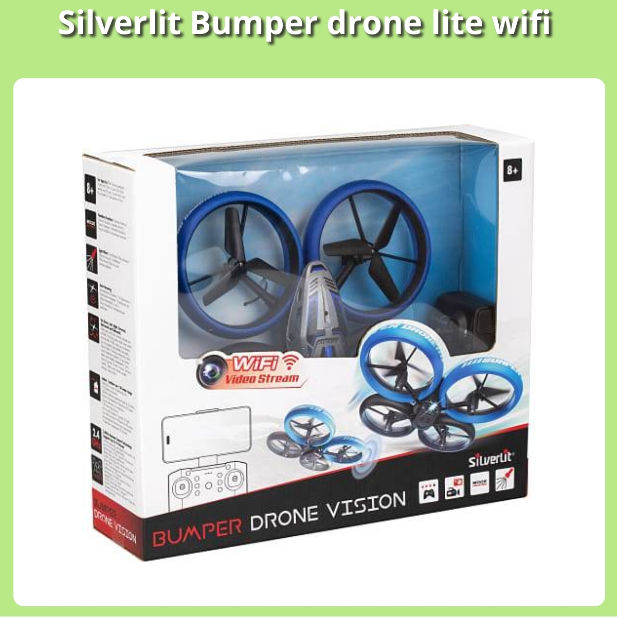 Anmeldelse af Silverlit Bumper drone lite wifi