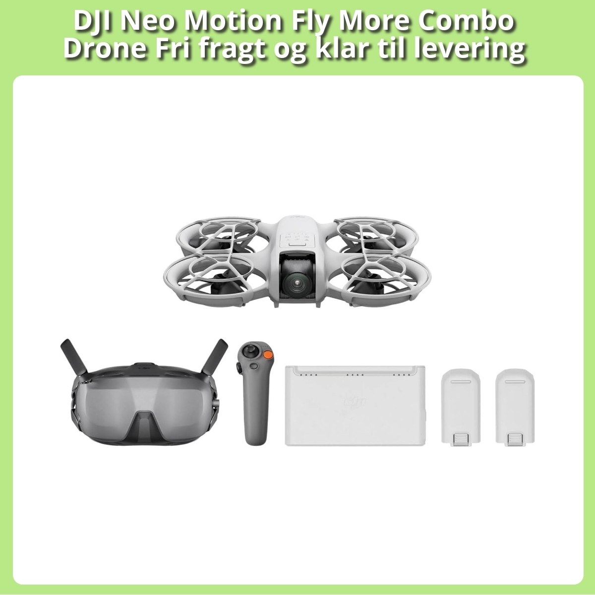 Anmeldelse af DJI Neo Motion Fly More Combo Drone Fri fragt og klar til levering