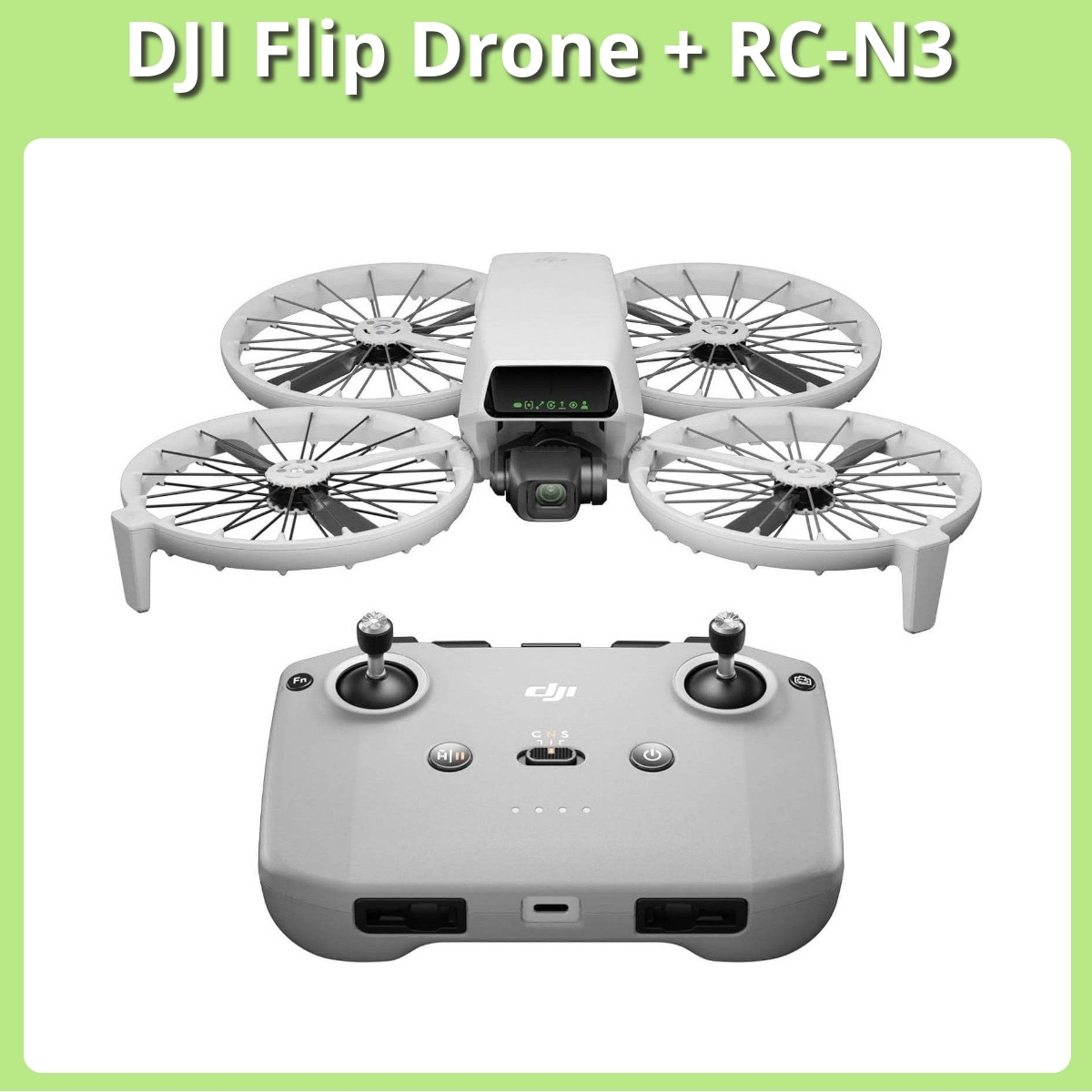 Anmeldelse af DJI Flip Drone + RC-N3