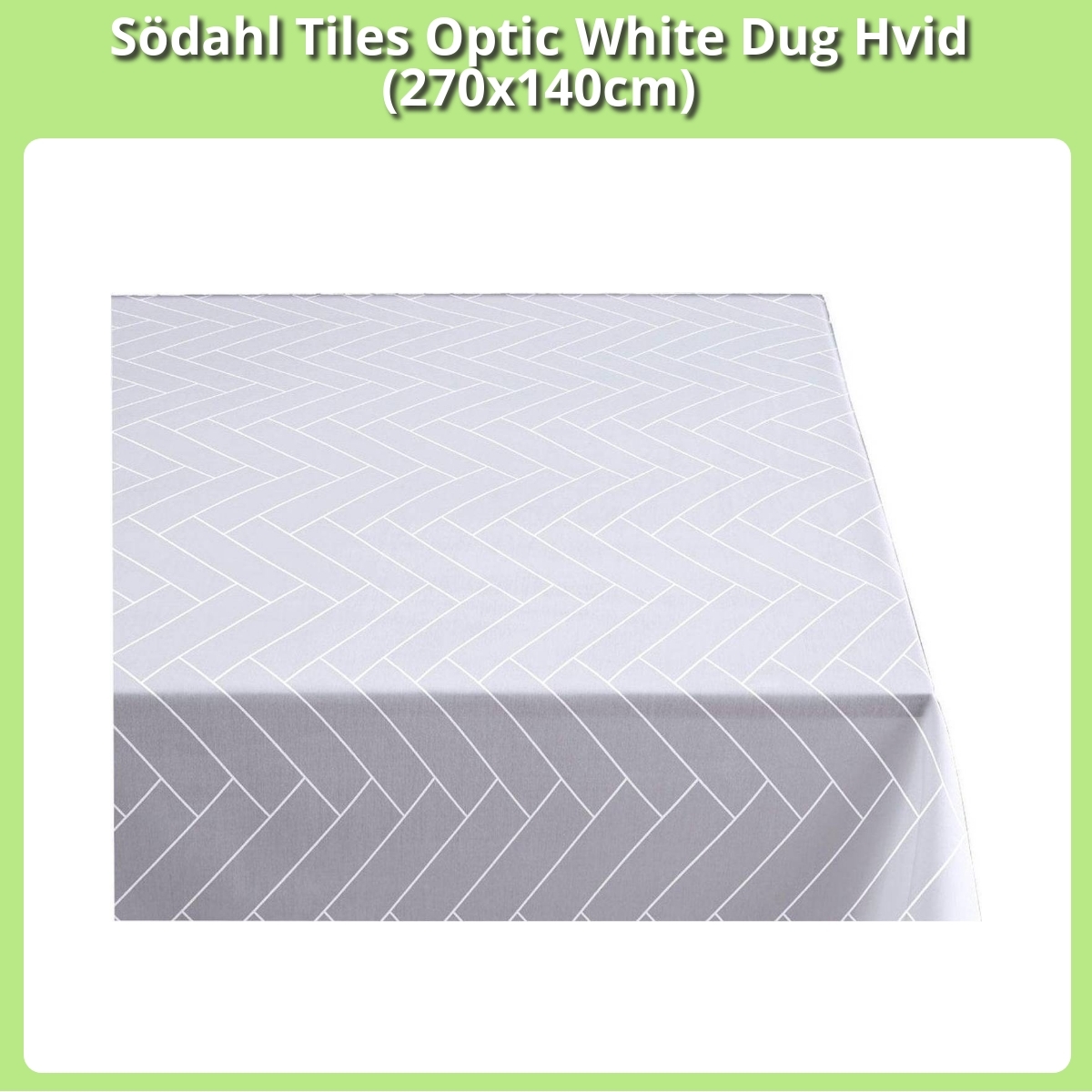 Anmeldelse af Södahl Tiles Optic White Dug Hvid (270x140cm)