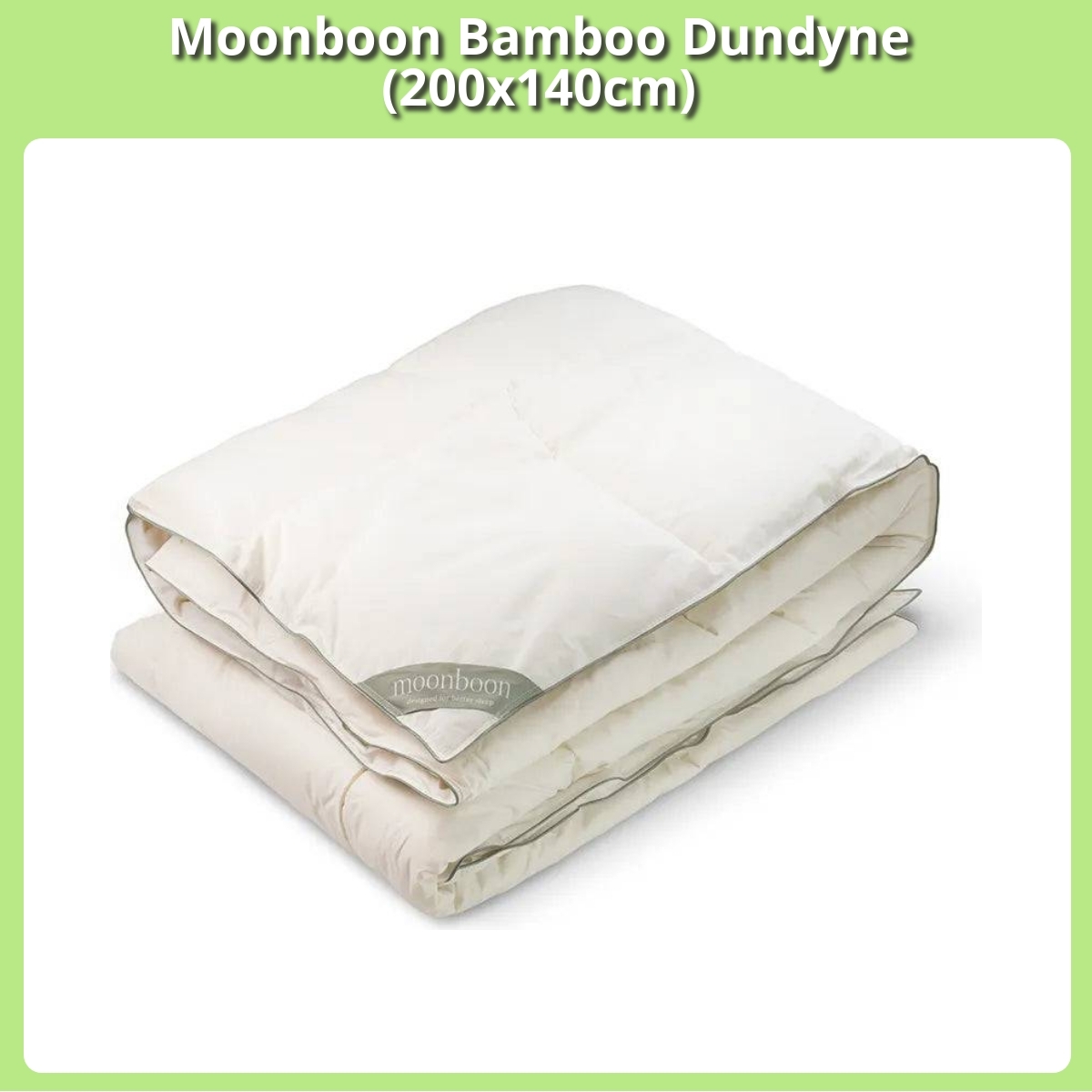 Anmeldelse af Moonboon Bamboo Dundyne (200x140cm)
