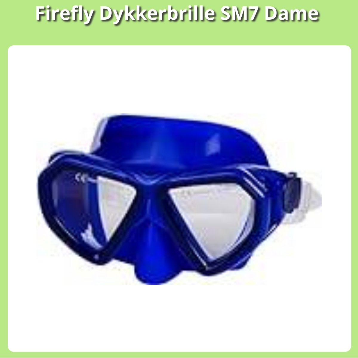Anmeldelse af Firefly Dykkerbrille SM7 Dame
