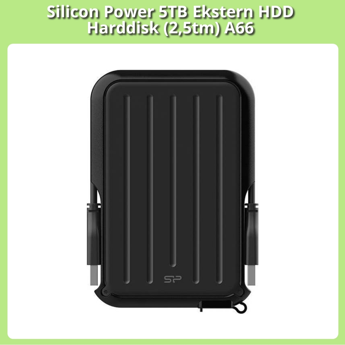 Anmeldelse af Silicon Power 5TB Ekstern HDD Harddisk (2,5tm) A66