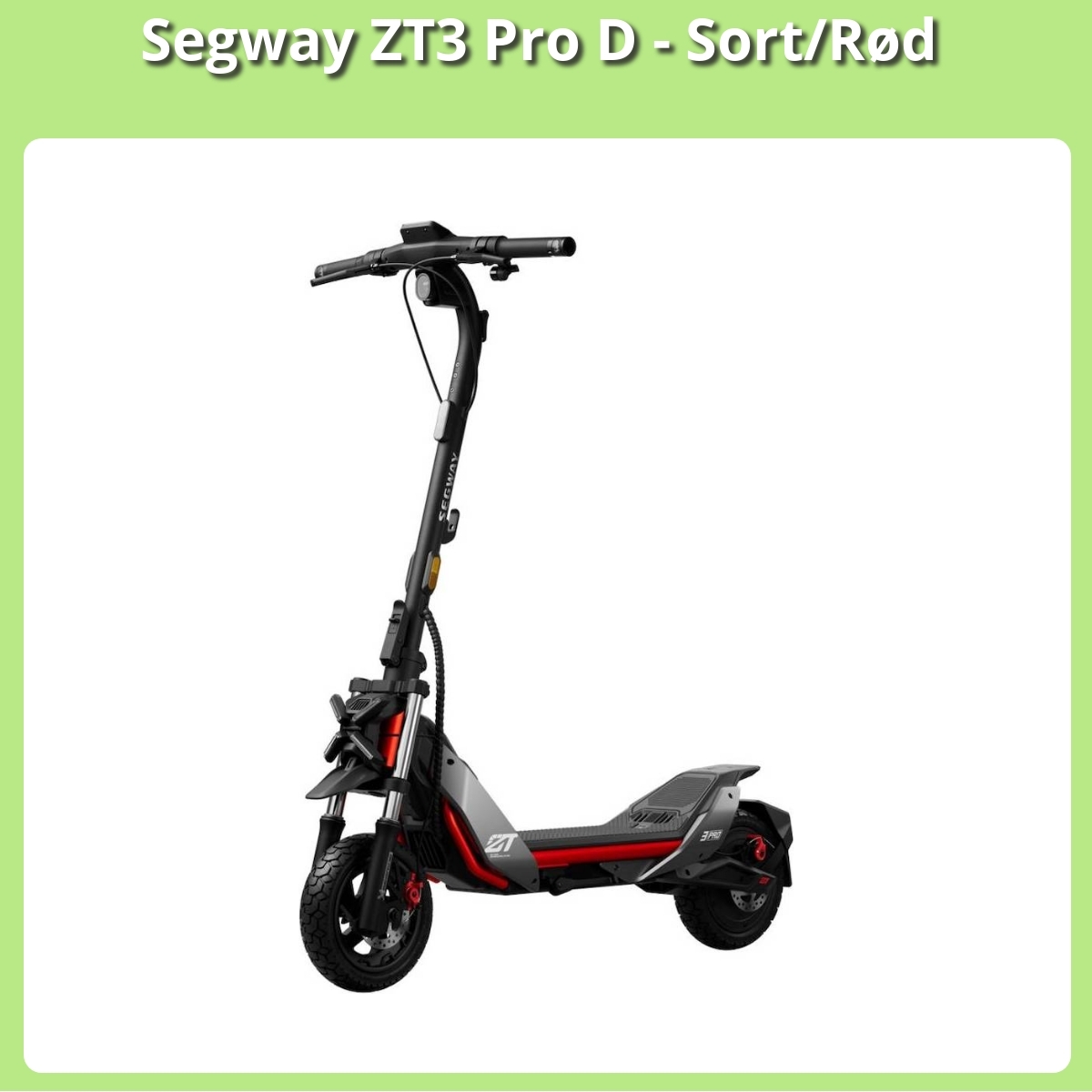 Anmeldelse af Segway ZT3 Pro D - Sort/Rød