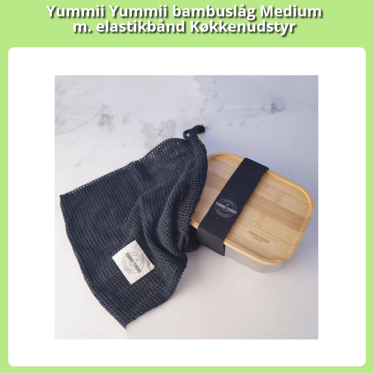 Anmeldelse af Yummii Yummii bambuslåg Medium m. elastikbånd Køkkenudstyr