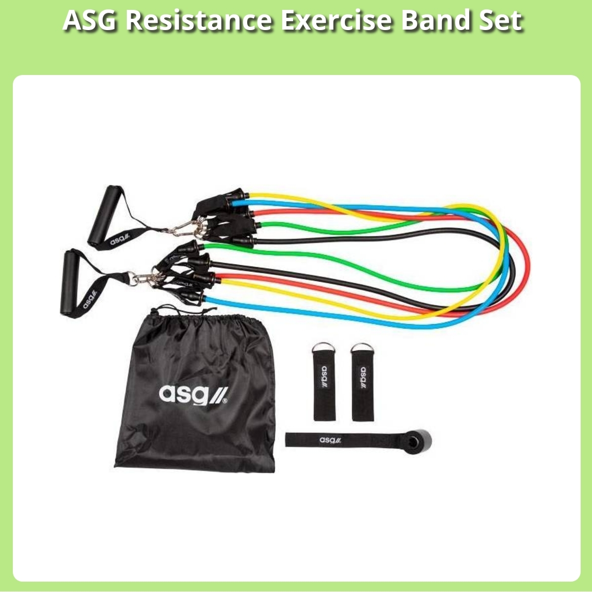 Anmeldelse af ASG Resistance Exercise Band Set