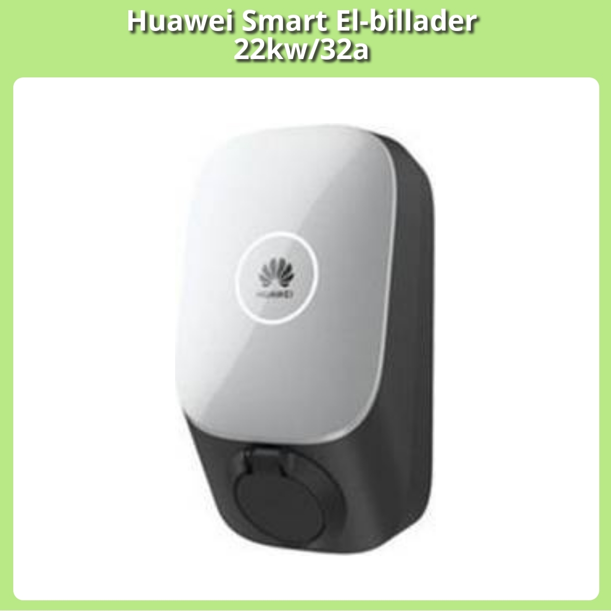 Anmeldelse af Huawei Smart El-billader 22kw/32a
