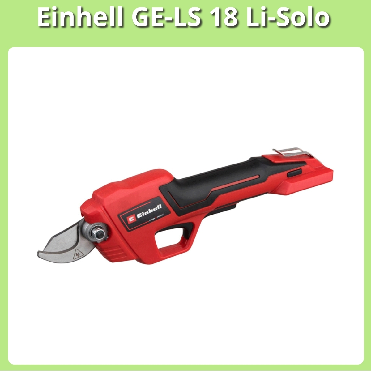 Anmeldelse af Einhell GE-LS 18 Li-Solo