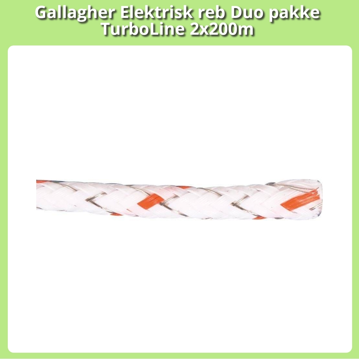 Anmeldelse af Gallagher Elektrisk reb Duo pakke TurboLine 2x200m