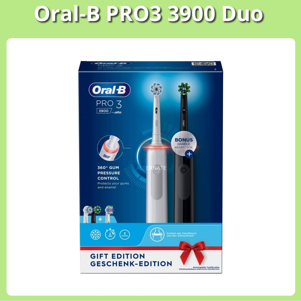 Anmeldelse af Oral-B PRO3 3900 Duo