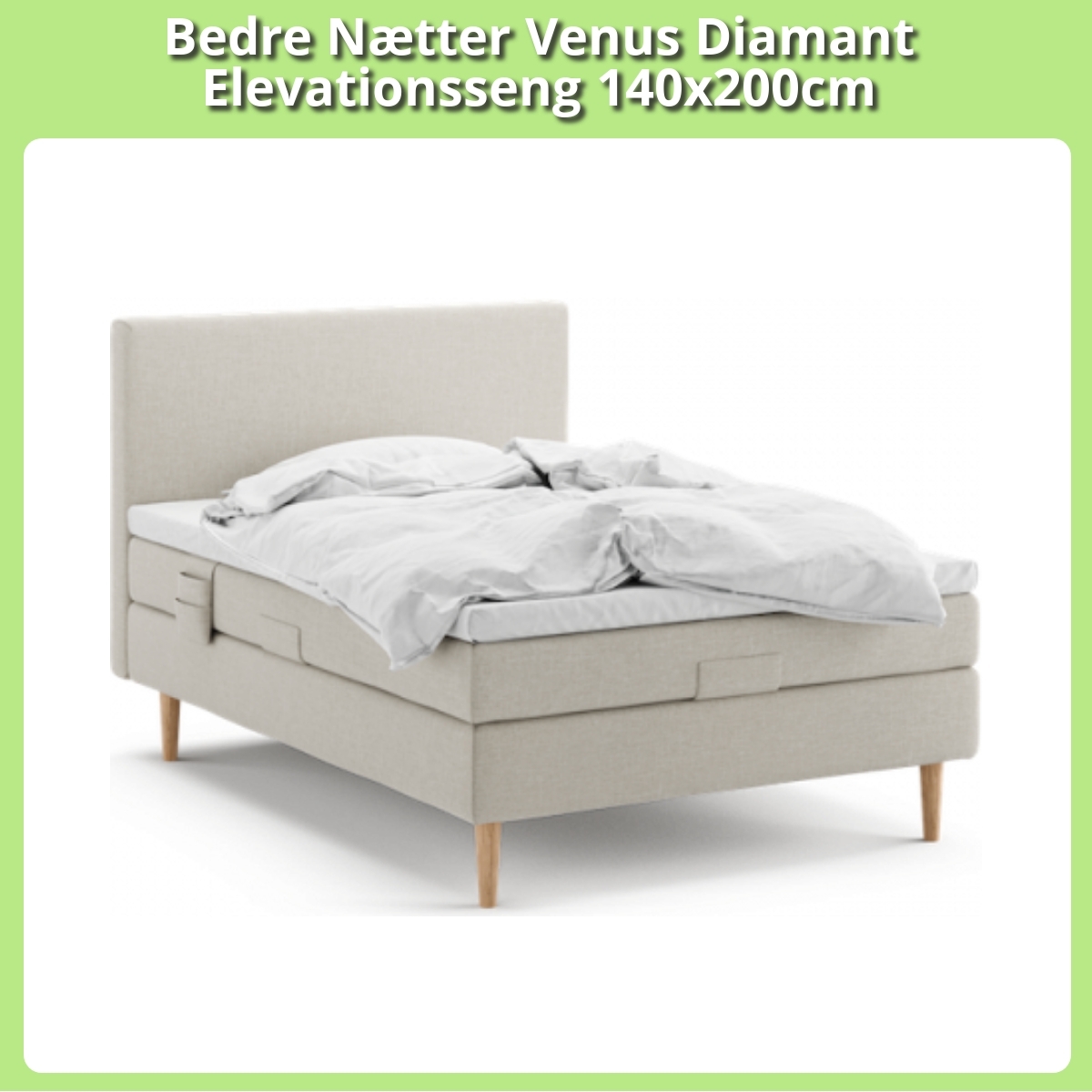 Anmeldelse af Bedre Nætter Venus Diamant Elevationsseng 140x200cm