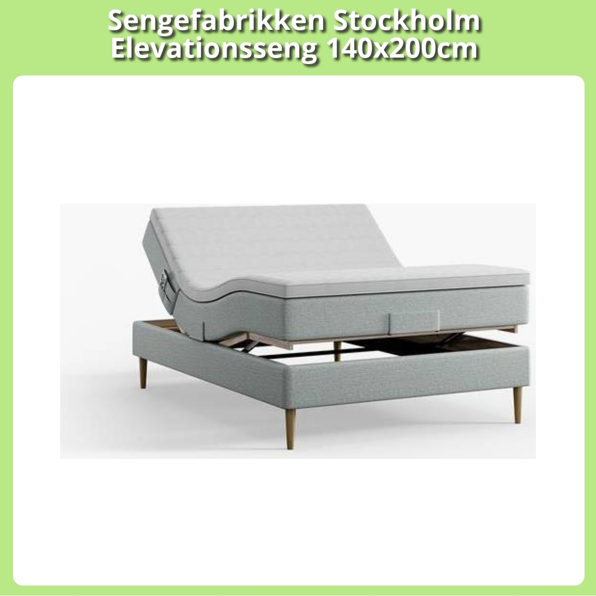 Anmeldelse af Sengefabrikken Stockholm Elevationsseng 140x200cm