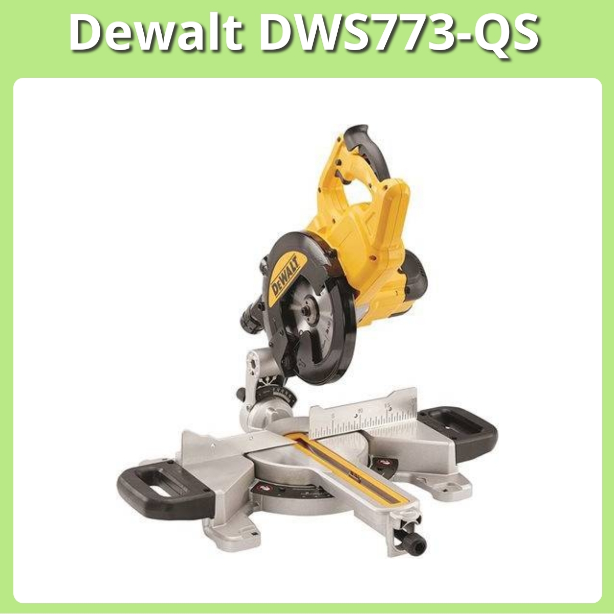 Anmeldelse af Dewalt DWS773-QS