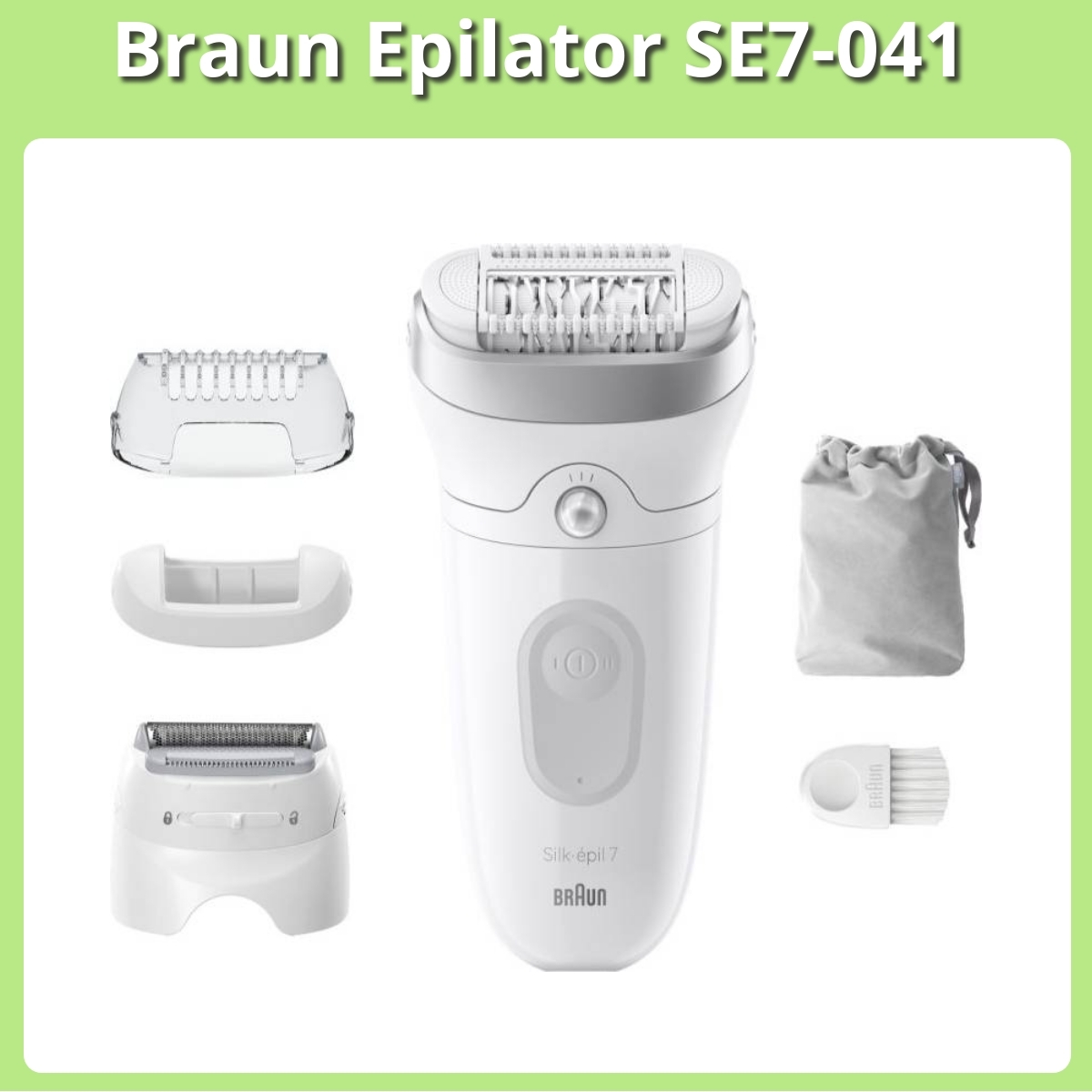 Anmeldelse af Braun Epilator SE7-041