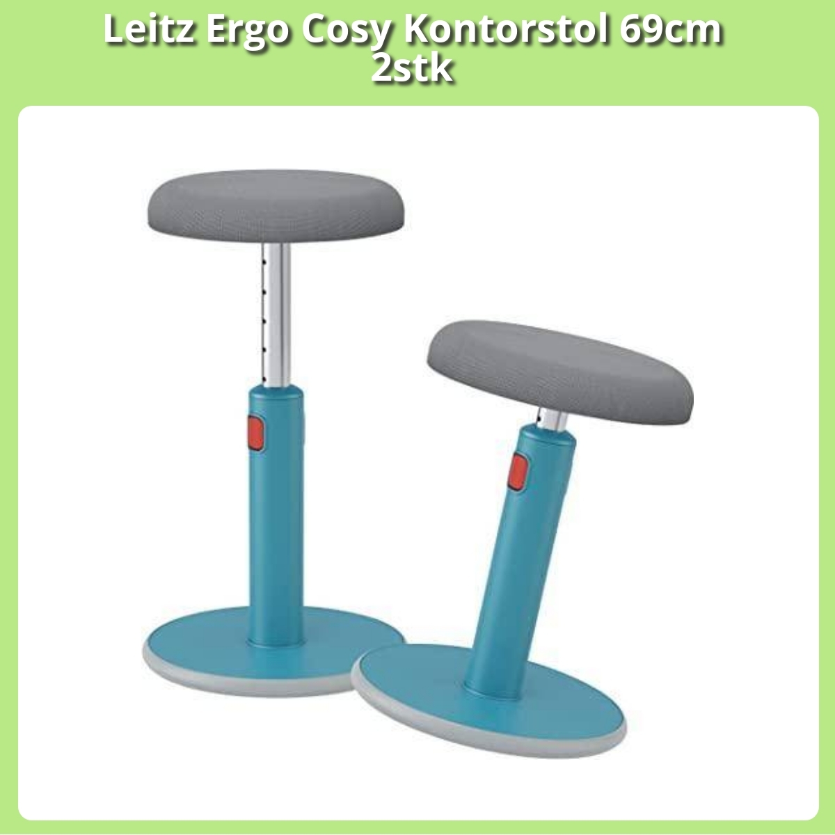 Anmeldelse af Leitz Ergo Cosy Kontorstol 69cm 2stk