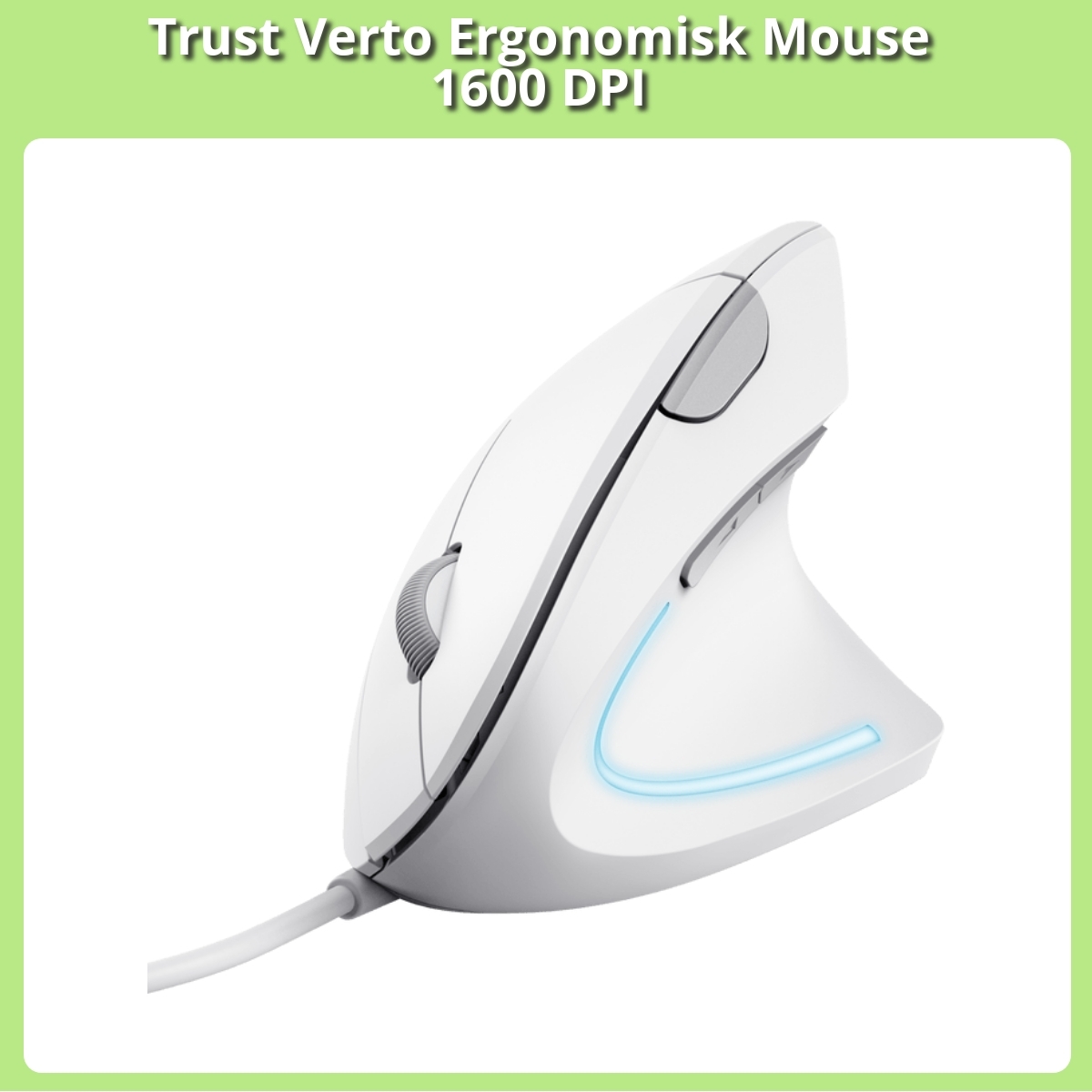 Anmeldelse af Trust Verto Ergonomisk Mouse 1600 DPI