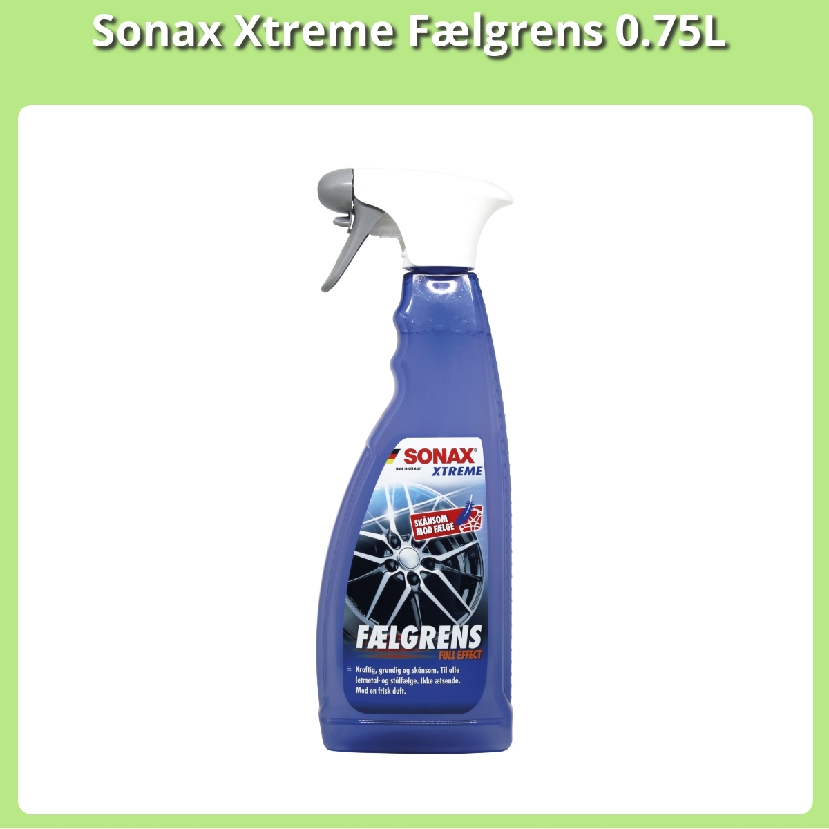 Anmeldelse af Sonax Xtreme Fælgrens 0.75L