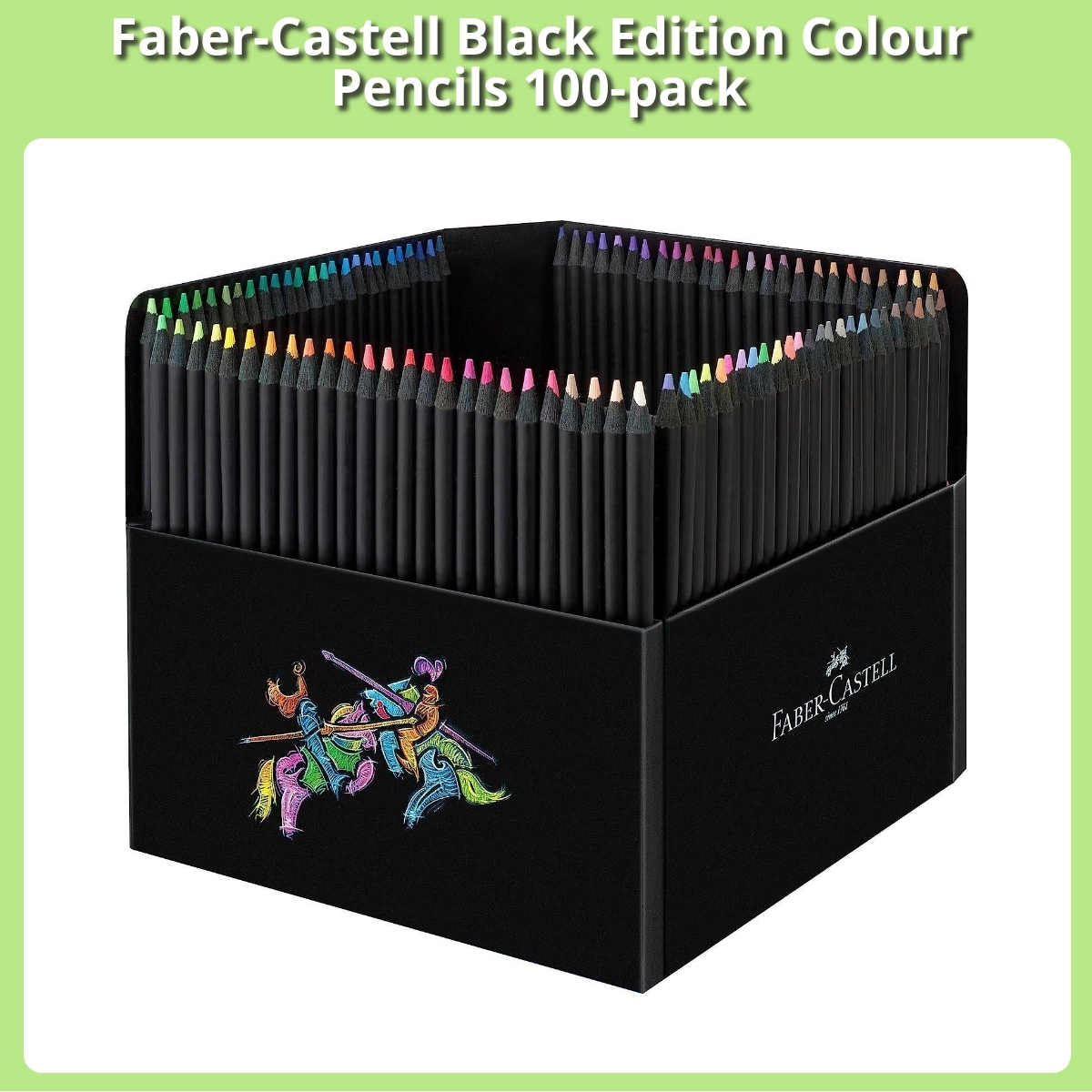 Anmeldelse af Faber-Castell Black Edition Colour Pencils 100-pack