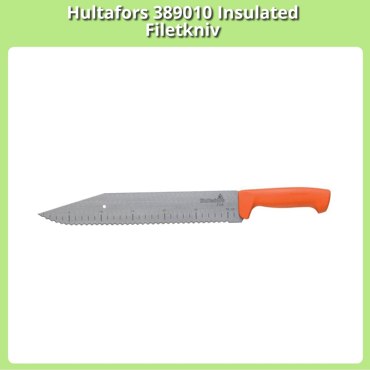 Anmeldelse af Hultafors 389010 Insulated Filetkniv