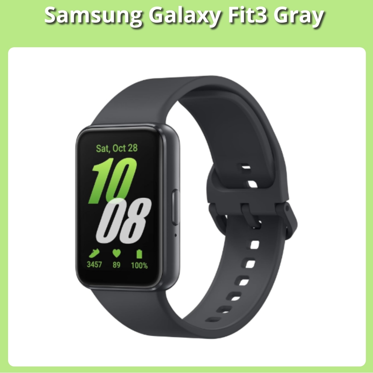 Anmeldelse af Samsung Galaxy Fit3 Gray
