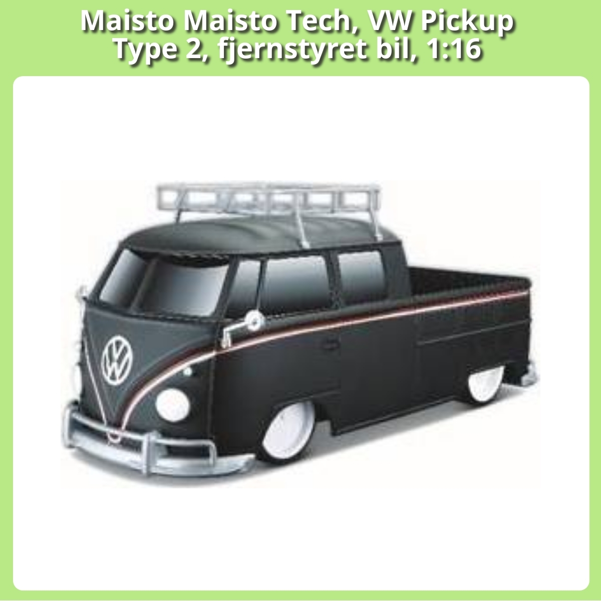 Anmeldelse af Maisto Maisto Tech, VW Pickup Type 2, fjernstyret bil, 1:16
