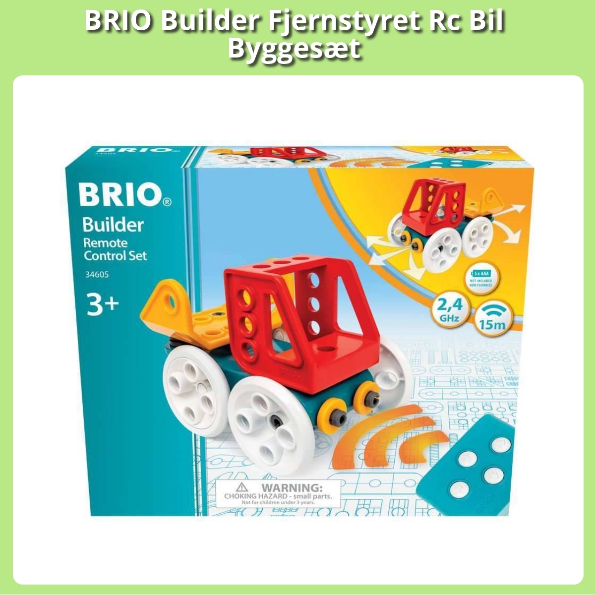 Anmeldelse af BRIO Builder Fjernstyret Rc Bil Byggesæt