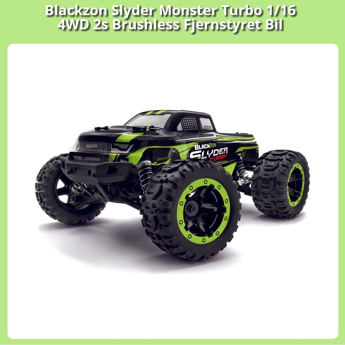 Anmeldelse af Blackzon Slyder Monster Turbo 1/16 4WD 2s Brushless Fjernstyret Bil