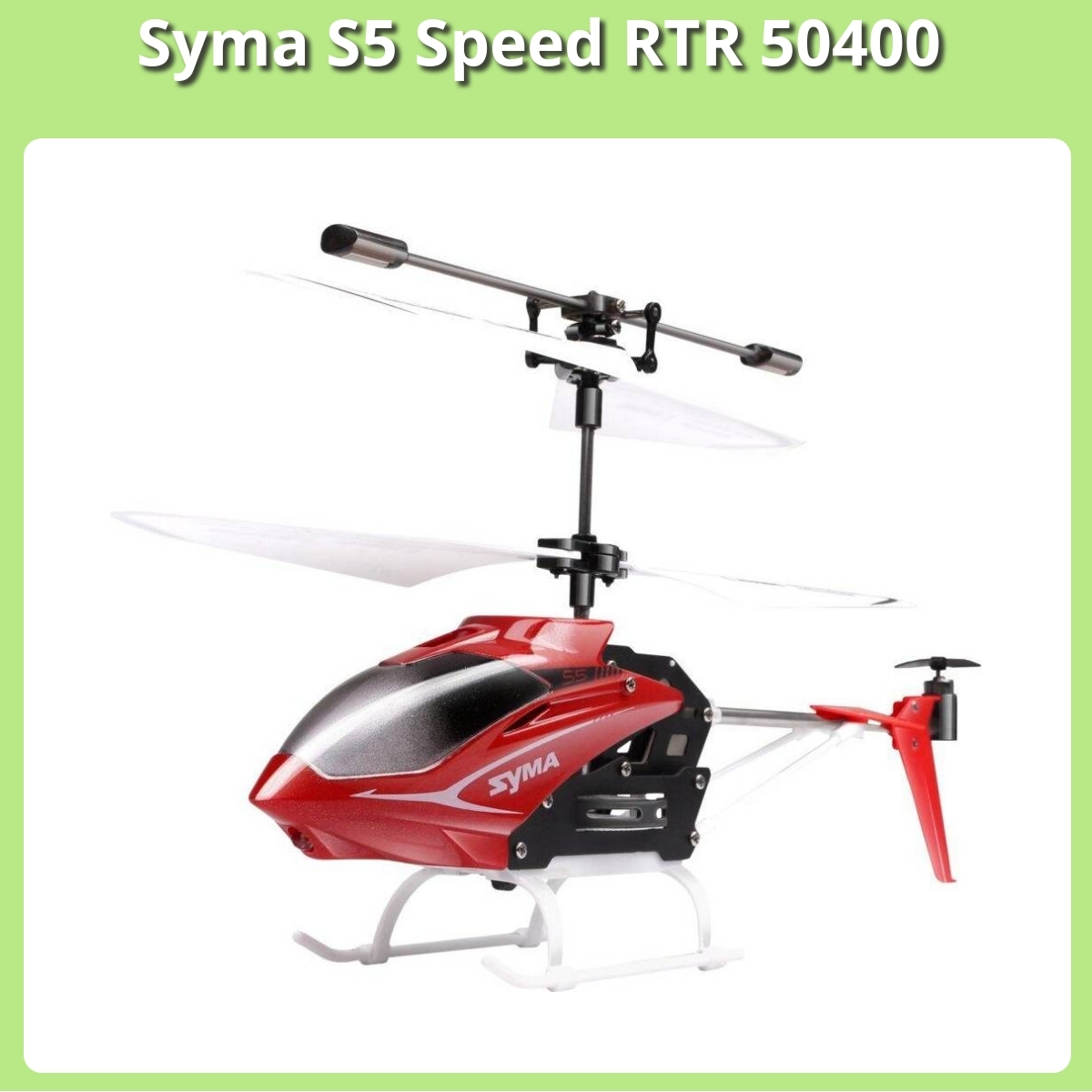 Anmeldelse af Syma S5 Speed RTR 50400