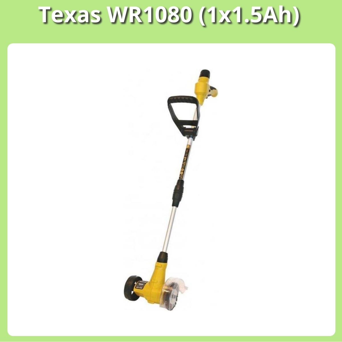 Anmeldelse af Texas WR1080 (1x1.5Ah)