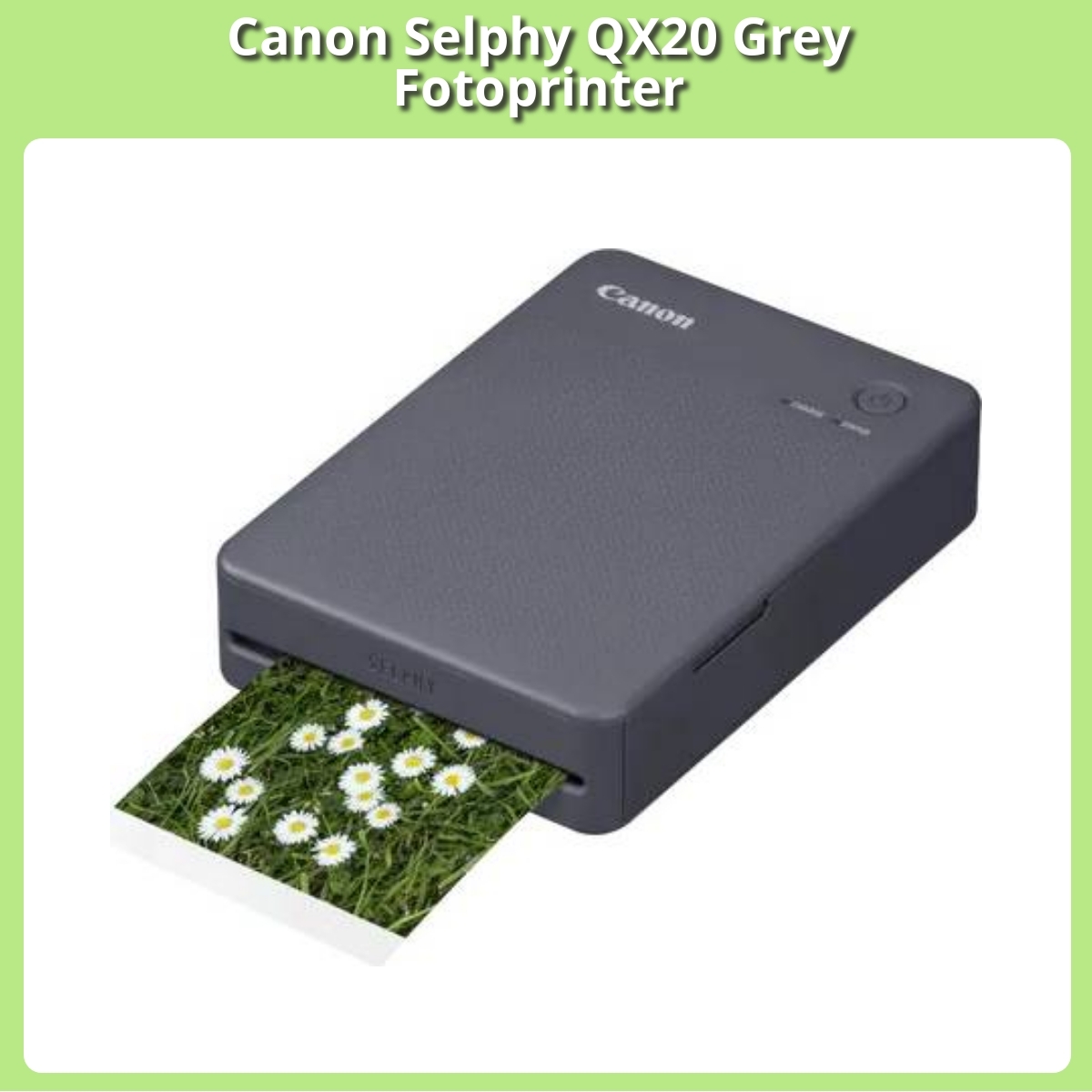 Anmeldelse af Canon Selphy QX20 Grey Fotoprinter