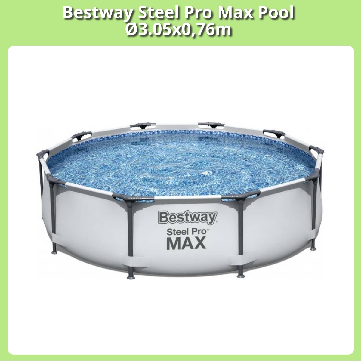Anmeldelse af Bestway Steel Pro Max Pool Ø3.05x0,76m