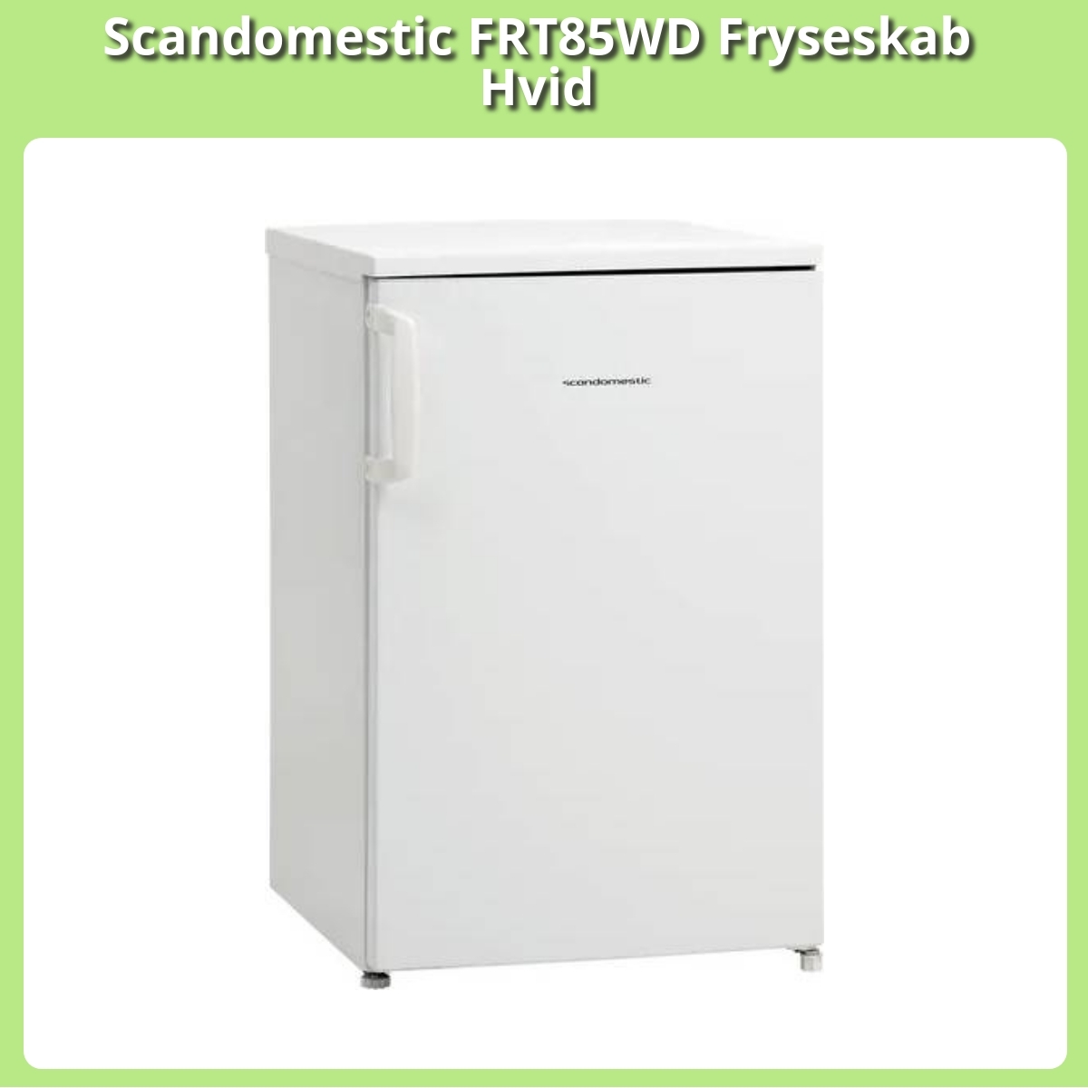 Anmeldelse af Scandomestic FRT85WD Fryseskab Hvid