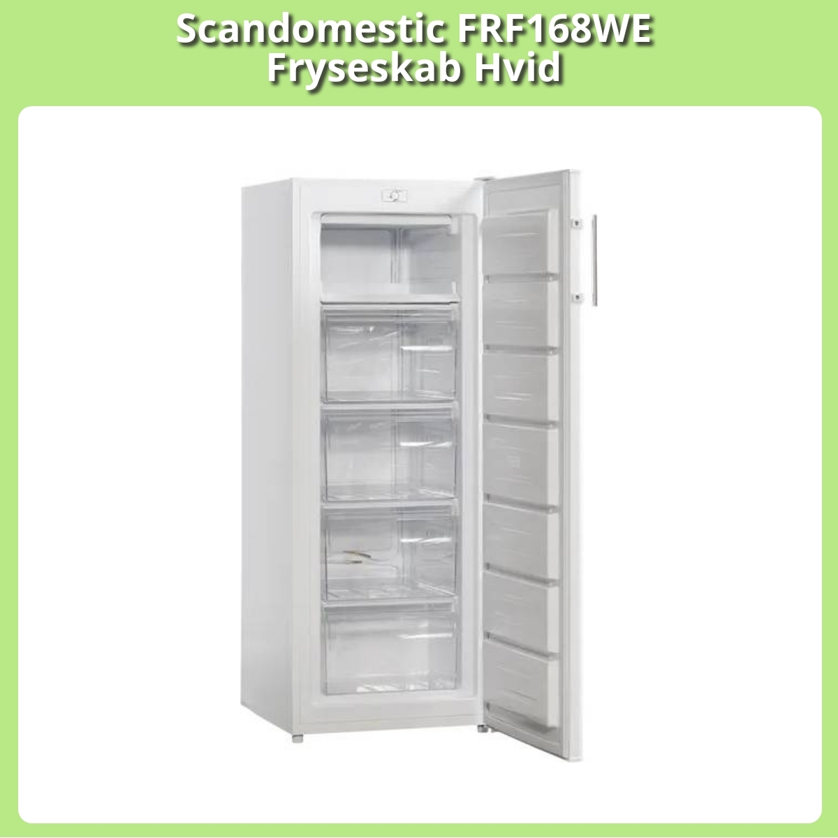 Anmeldelse af Scandomestic FRF168WE Fryseskab Hvid